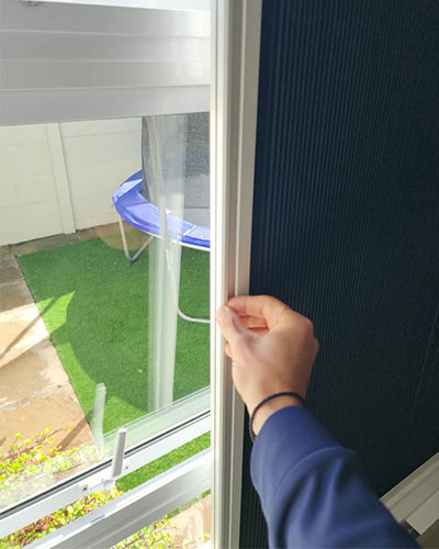 Blockout screen (honeycomb fabric)